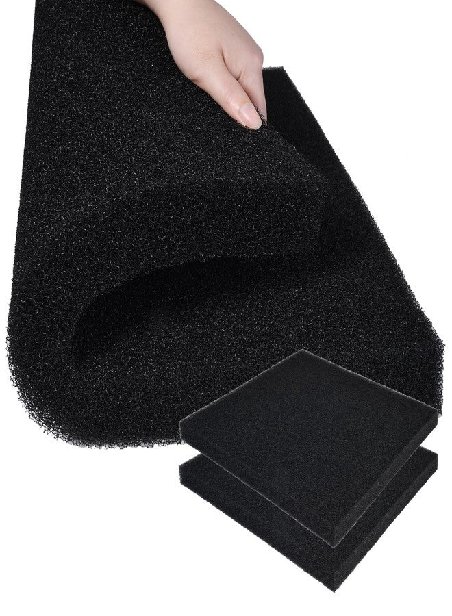 Hipanda 2 Pack Aquarium Bio Filter Sponge Pad 20"x20"x1.5",20PPI, Bio Filter Media Foam Pad Sponges, Cut-to-Size Open Cell Foam Sheet for Fish Tank - Image 1